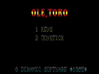 Ole, Toro (1985)(Dinamic Software)(es) Rom